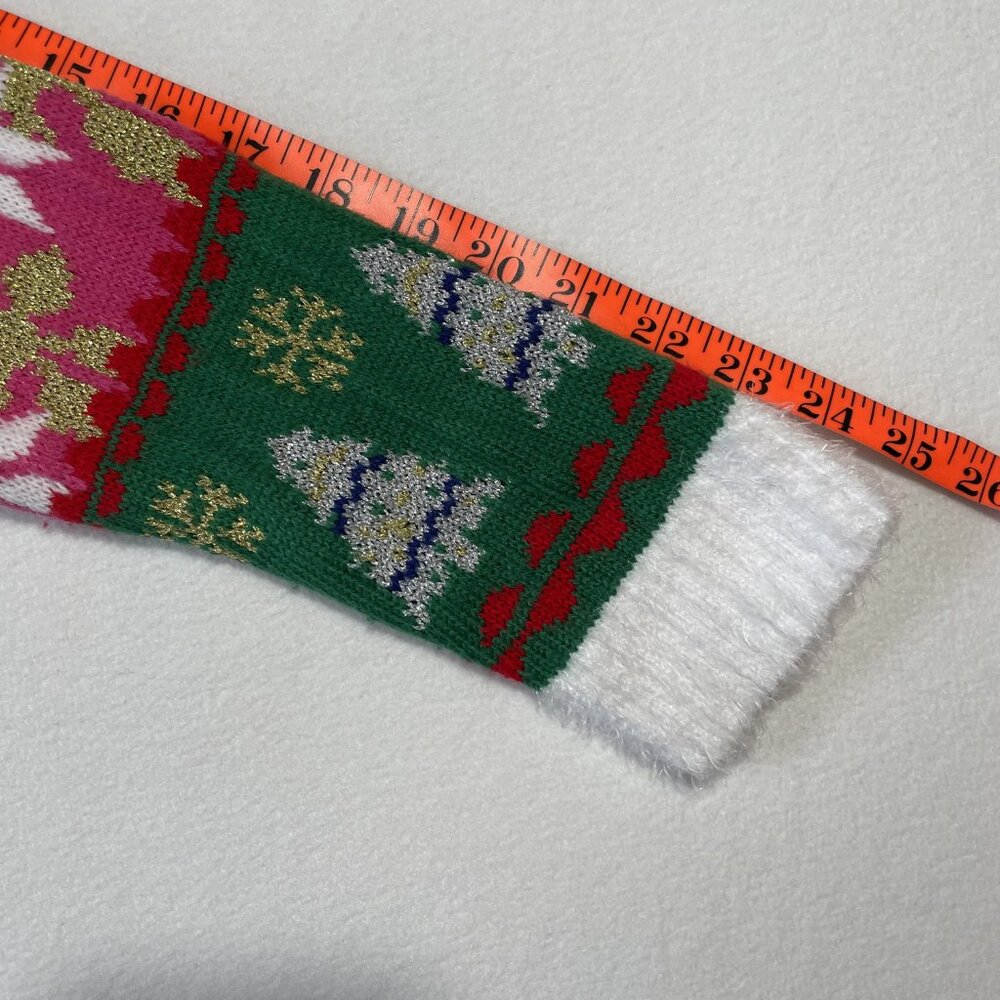 Holiday Time Festive Ugly Christmas Sweater Crew Neck Long Sleeves Size L - Picture 12 of 15